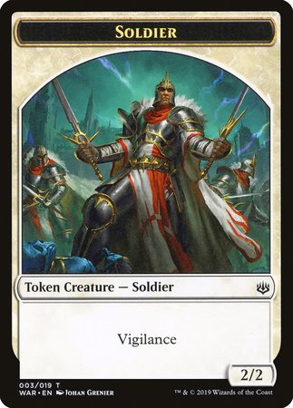 Soldier Token [War of the Spark Tokens] | Mindsight Gaming