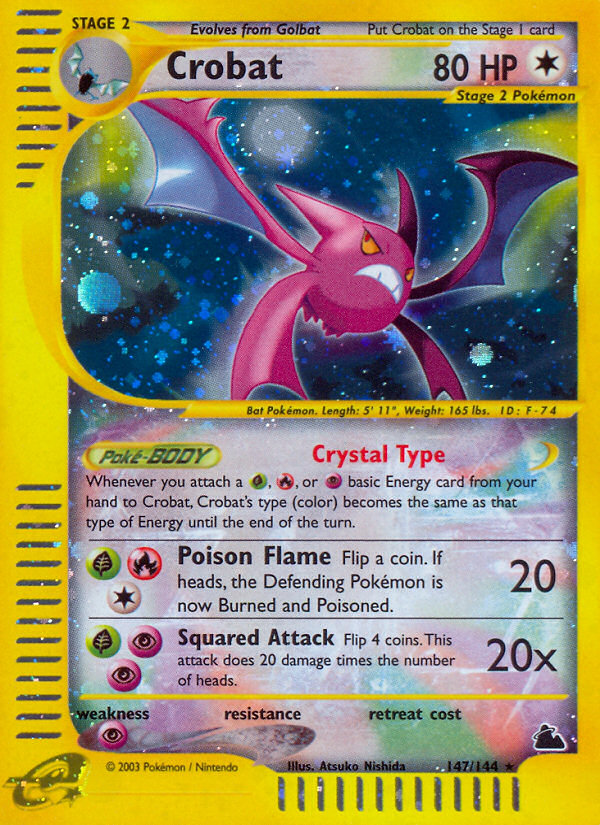 Crobat (147/144) [Skyridge] | Mindsight Gaming