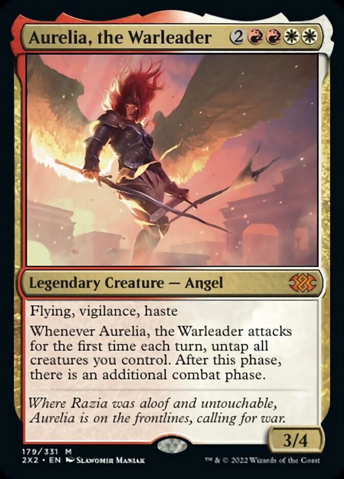 Aurelia, the Warleader [Double Masters 2022] | Mindsight Gaming
