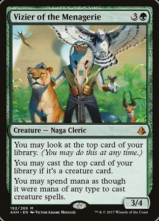 Vizier of the Menagerie [Amonkhet] | Mindsight Gaming