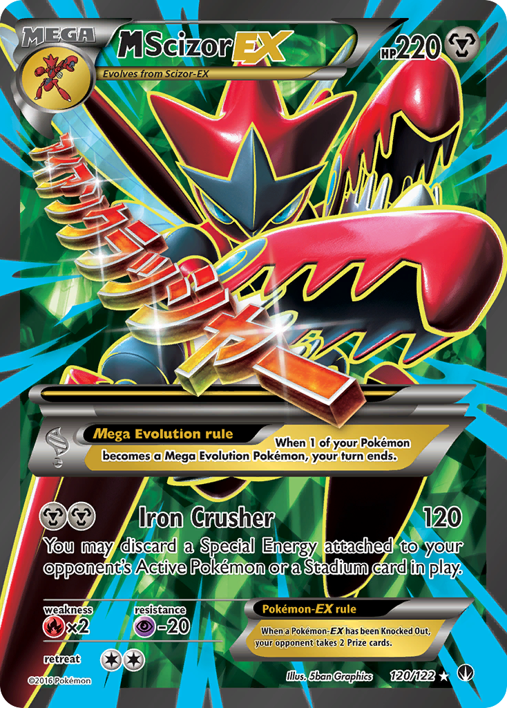 M Scizor EX (120/122) [XY: BREAKpoint] | Mindsight Gaming