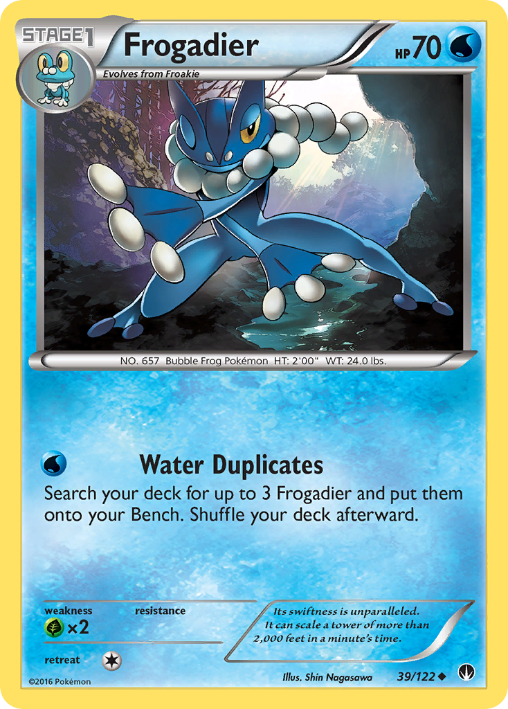 Frogadier (39/122) [XY: BREAKpoint] | Mindsight Gaming