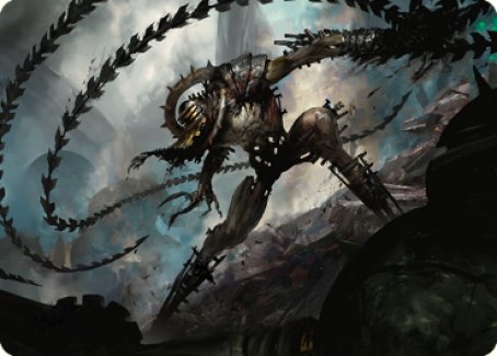 Razorlash Transmogrant Art Card [The Brothers' War Art Series] | Mindsight Gaming