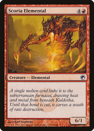 Scoria Elemental [Scars of Mirrodin] | Mindsight Gaming