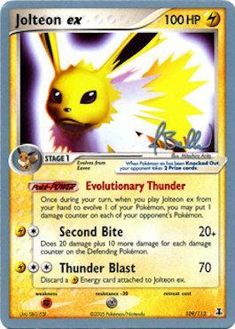 Jolteon ex (109/113) (Eeveelutions - Jimmy Ballard) [World Championships 2006] | Mindsight Gaming