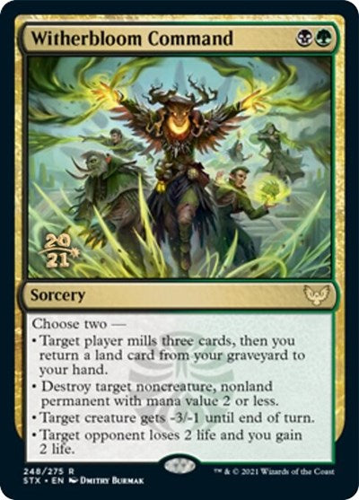 Witherbloom Command [Strixhaven: School of Mages Prerelease Promos] | Mindsight Gaming