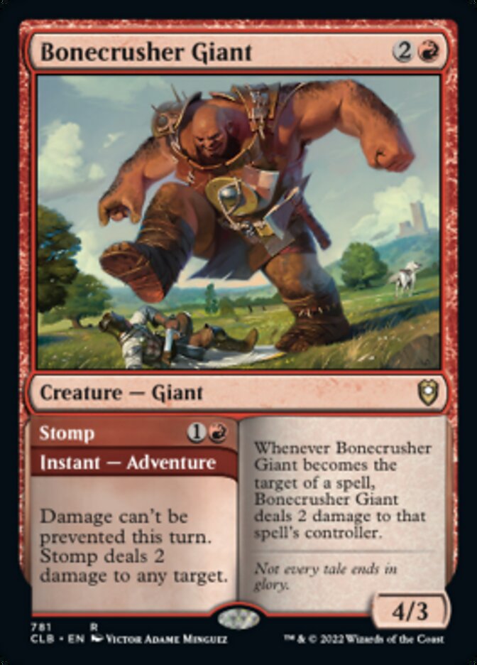 Bonecrusher Giant // Stomp [Commander Legends: Battle for Baldur's Gate] | Mindsight Gaming