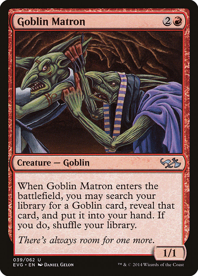 Goblin Matron (Elves vs. Goblins) [Duel Decks Anthology] | Mindsight Gaming