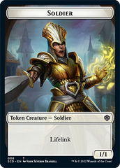 Saproling // Soldier Double-Sided Token [Starter Commander Decks] | Mindsight Gaming