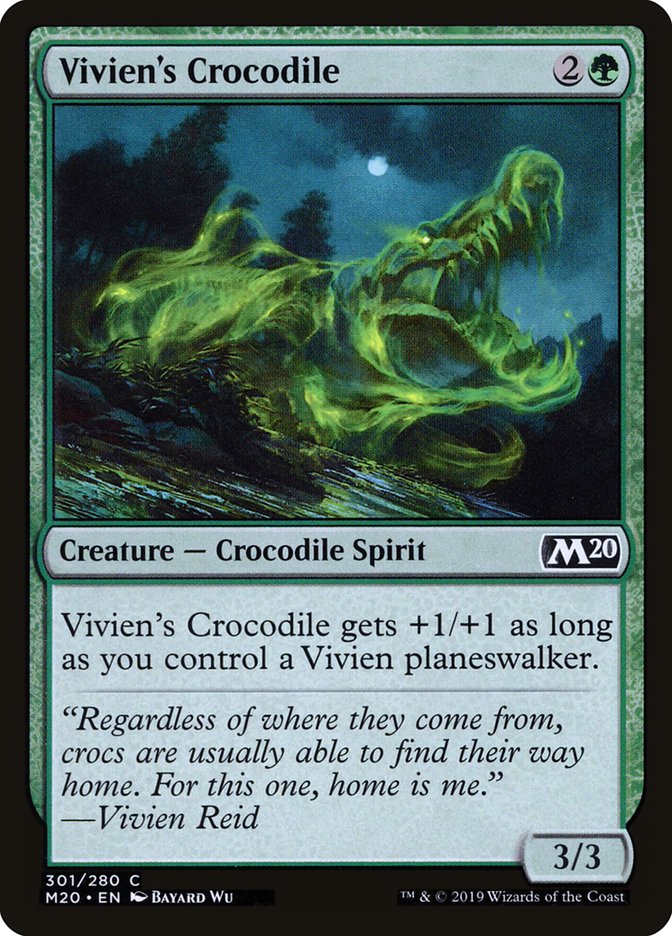 Vivien's Crocodile [Core Set 2020] | Mindsight Gaming