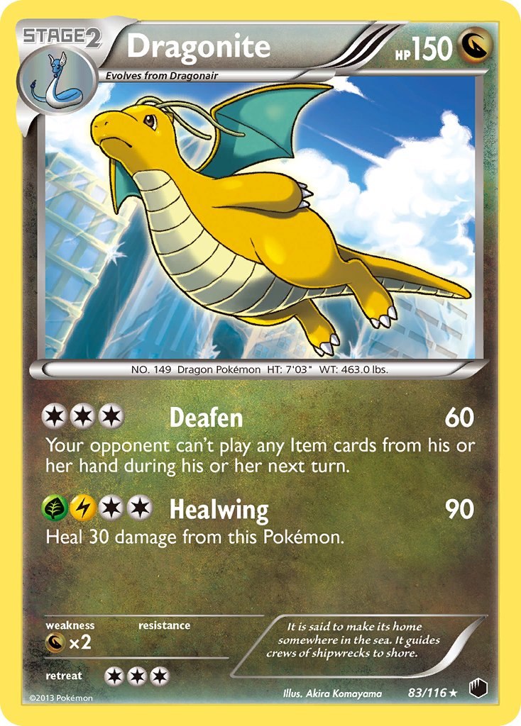 Dragonite (83/116) (Cosmos Holo) (Blister Exclusive) [Black & White: Plasma Freeze] | Mindsight Gaming