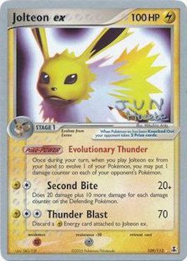 Jolteon ex (109/113) (Flyvees - Jun Hasebe) [World Championships 2007] | Mindsight Gaming