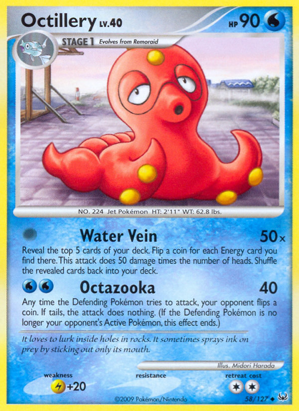 Octillery (58/127) [Platinum: Base Set] | Mindsight Gaming