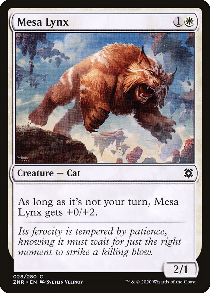 Mesa Lynx [Zendikar Rising] | Mindsight Gaming