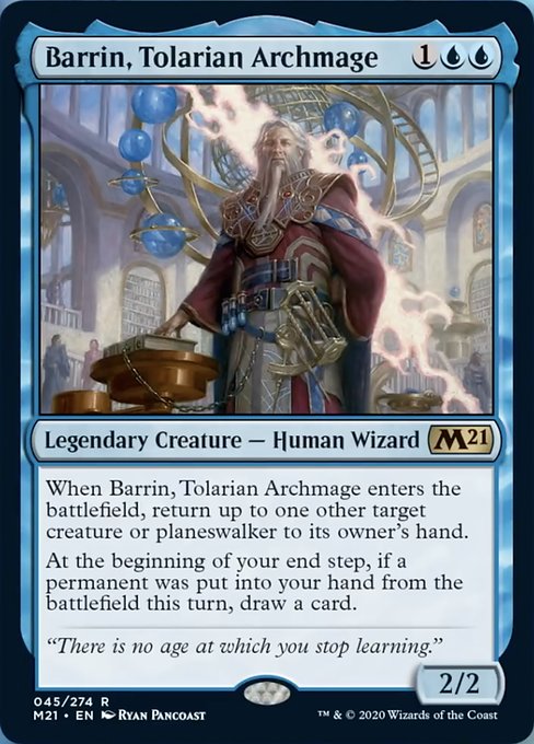 Barrin, Tolarian Archmage [Core Set 2021] | Mindsight Gaming