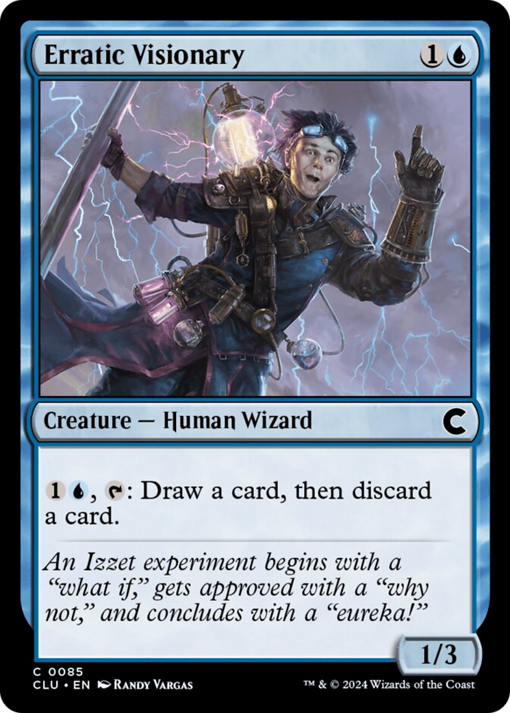 Erratic Visionary [Ravnica: Clue Edition] | Mindsight Gaming