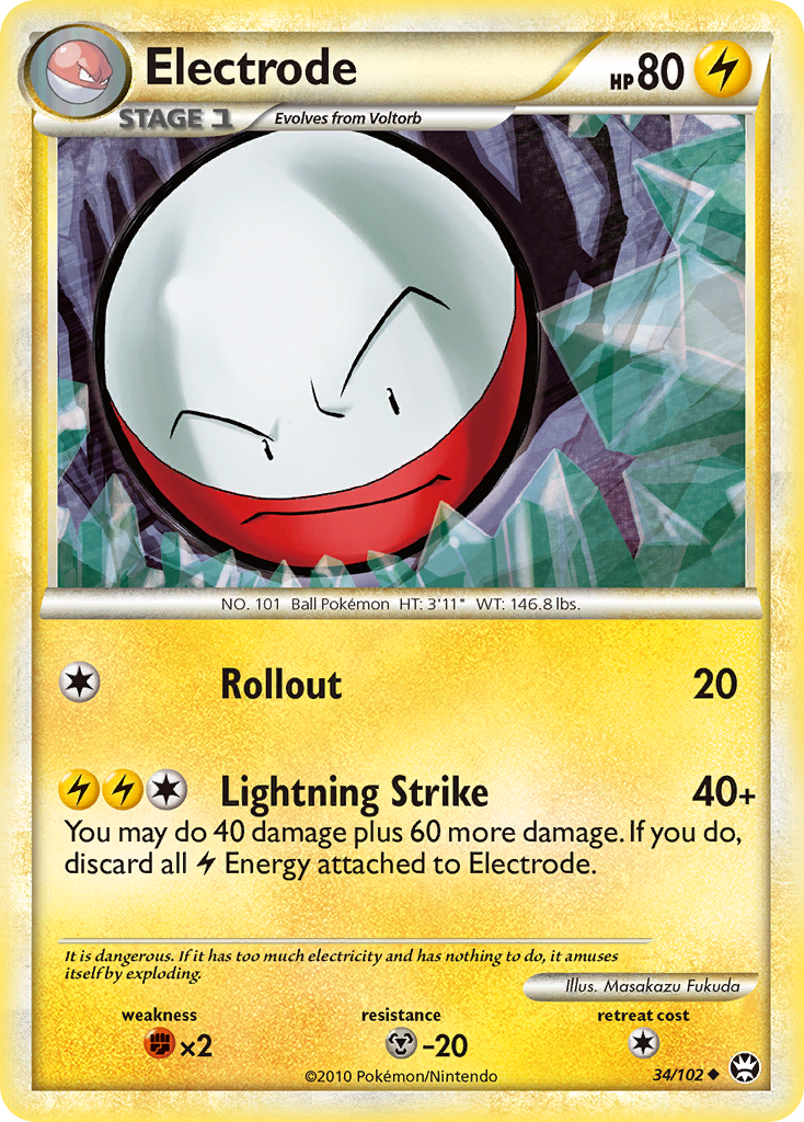 Electrode (34/102) [HeartGold & SoulSilver: Triumphant] | Mindsight Gaming