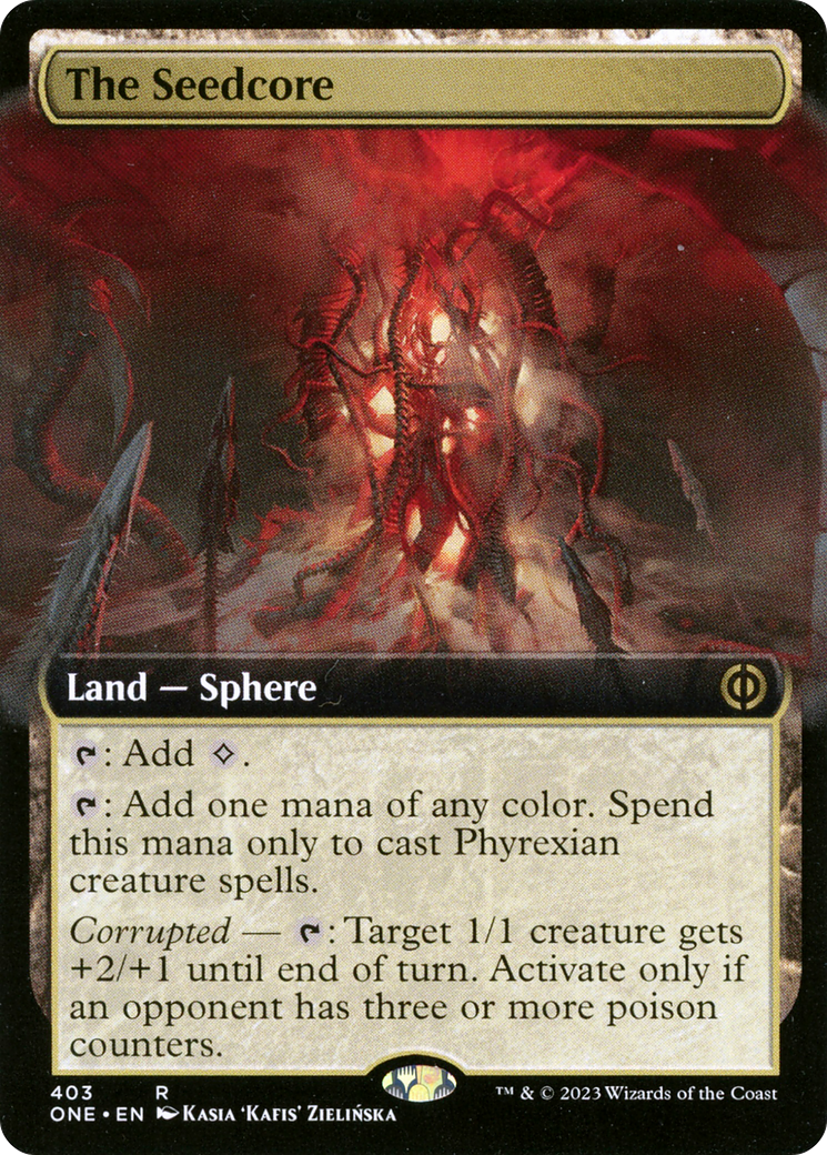 The Seedcore (Extended Art) [Phyrexia: All Will Be One] | Mindsight Gaming