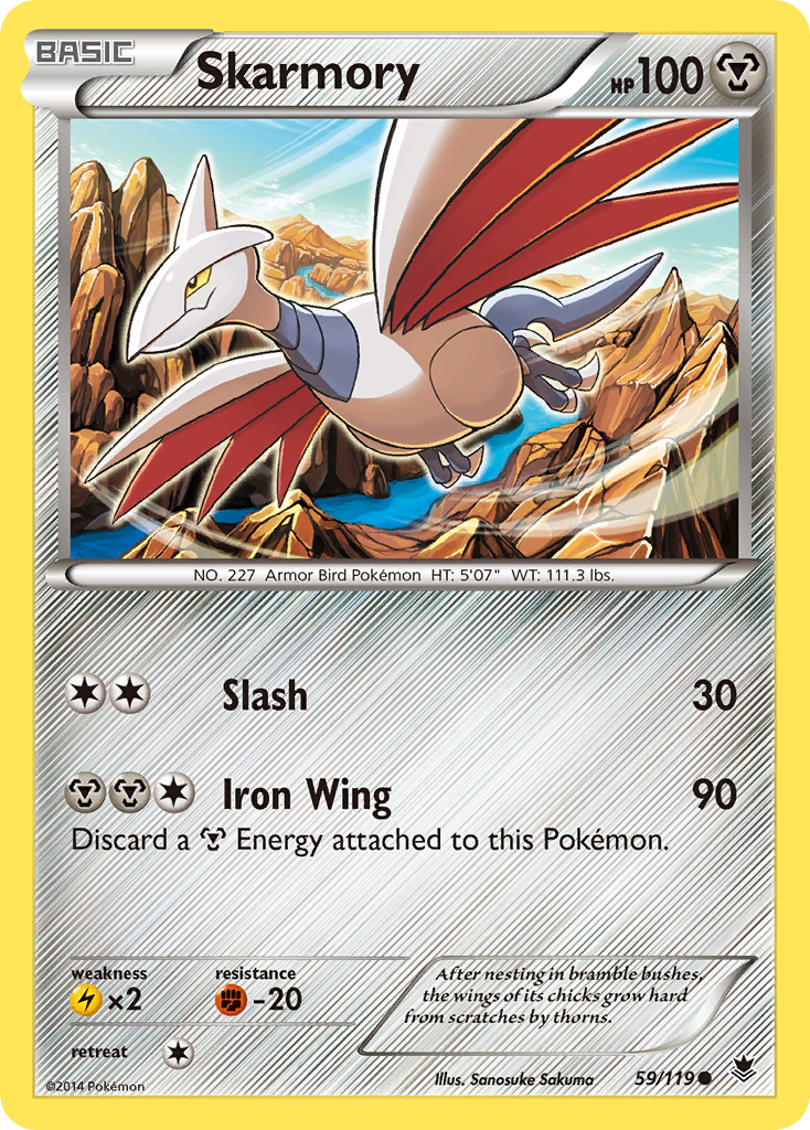 Skarmory (59/119) [XY: Phantom Forces] | Mindsight Gaming