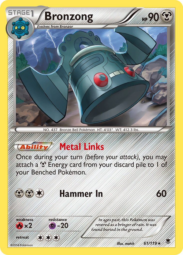 Bronzong (61/119) [XY: Phantom Forces] | Mindsight Gaming