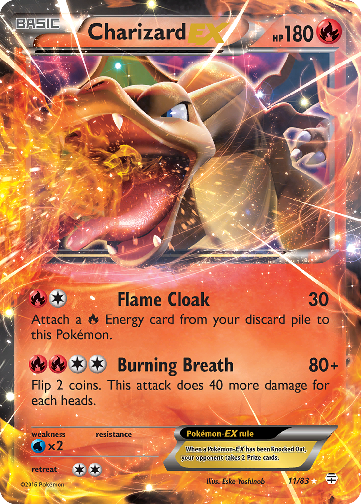 Charizard EX (11/83) [XY: Generations] | Mindsight Gaming