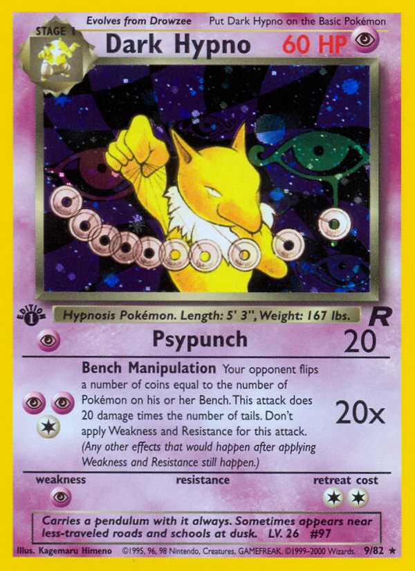 Dark Hypno (9/82) [Team Rocket 1st Edition] | Mindsight Gaming