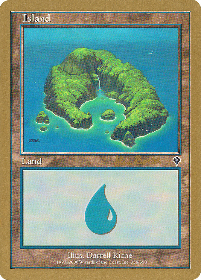 Island (ab338) (Alex Borteh) [World Championship Decks 2001] | Mindsight Gaming