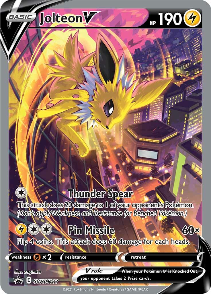 Jolteon V (SWSH183) [Sword & Shield: Black Star Promos] | Mindsight Gaming