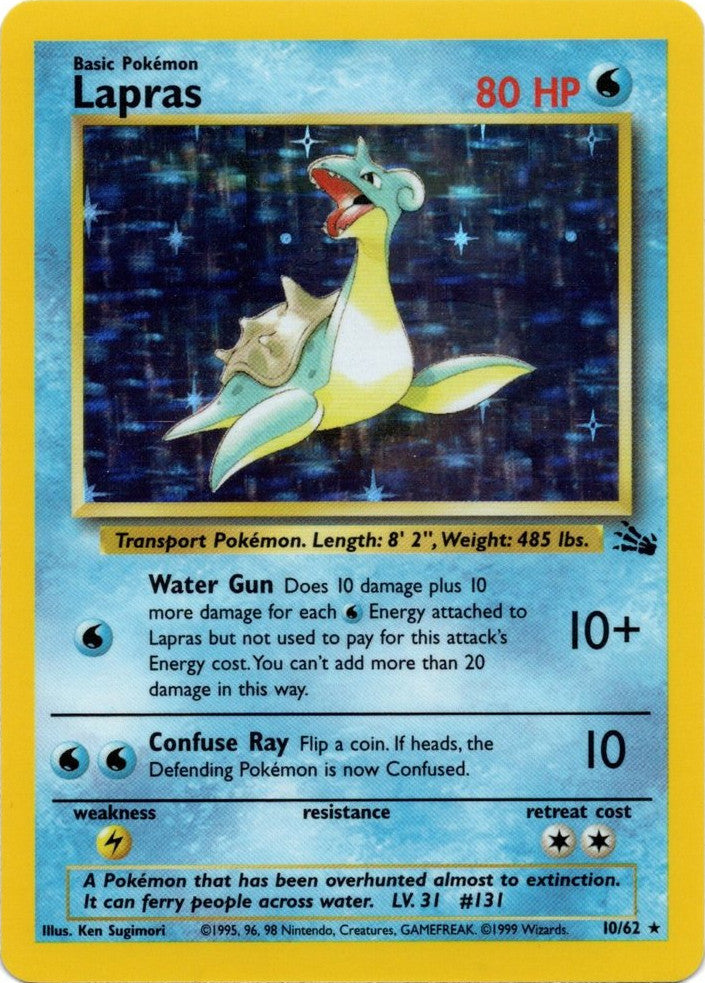 Lapras (10/62) [Fossil Unlimited] | Mindsight Gaming