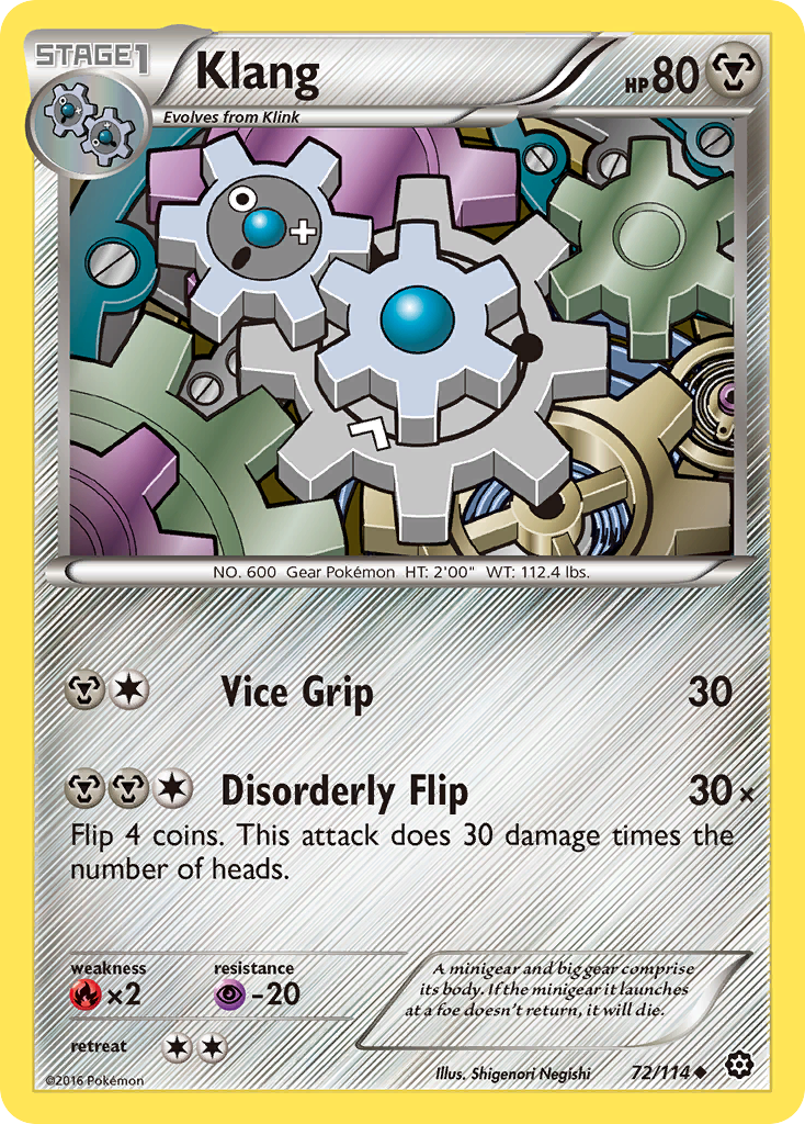 Klang (72/114) [XY: Steam Siege] | Mindsight Gaming