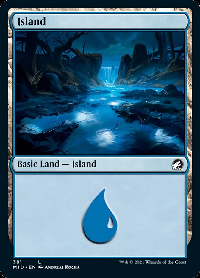 Island (381) [Innistrad: Midnight Hunt] | Mindsight Gaming