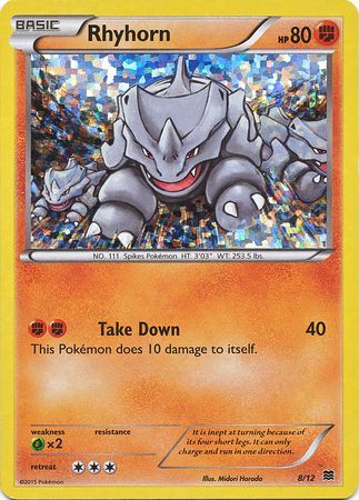 Rhyhorn (8/12) [McDonald's Promos: 2015 Collection] | Mindsight Gaming