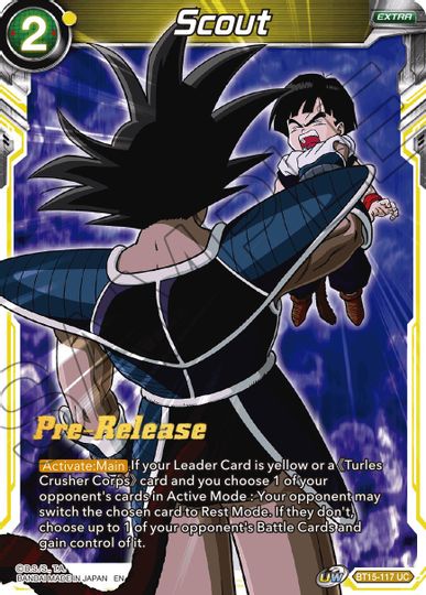 Scout (BT15-117) [Saiyan Showdown Prerelease Promos] | Mindsight Gaming