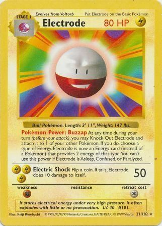 Electrode (21/102) [Base Set Shadowless Unlimited] | Mindsight Gaming