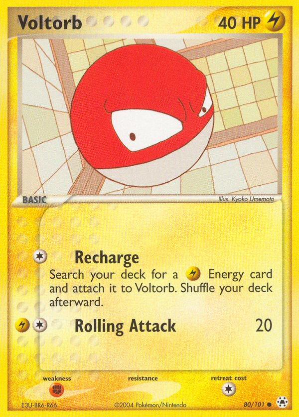 Voltorb (80/101) [EX: Hidden Legends] | Mindsight Gaming