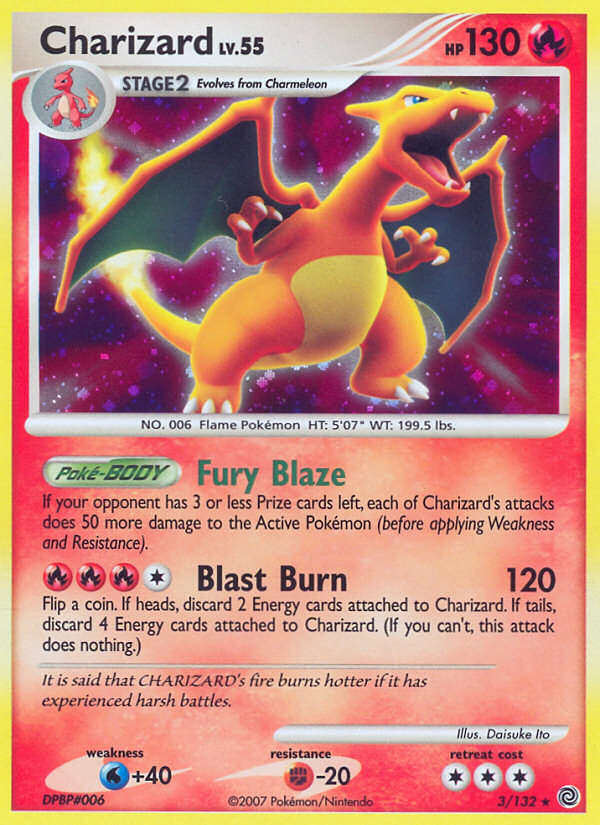 Charizard (3/132) [Diamond & Pearl: Secret Wonders] | Mindsight Gaming