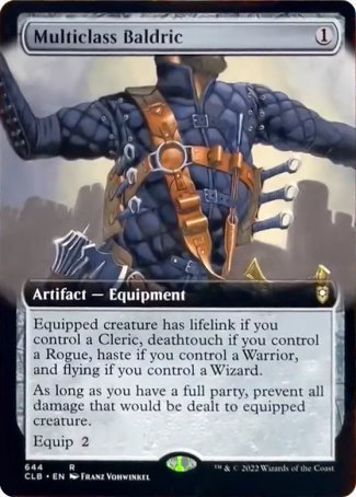 Multiclass Baldric (Extended Art) [Commander Legends: Battle for Baldur's Gate] | Mindsight Gaming