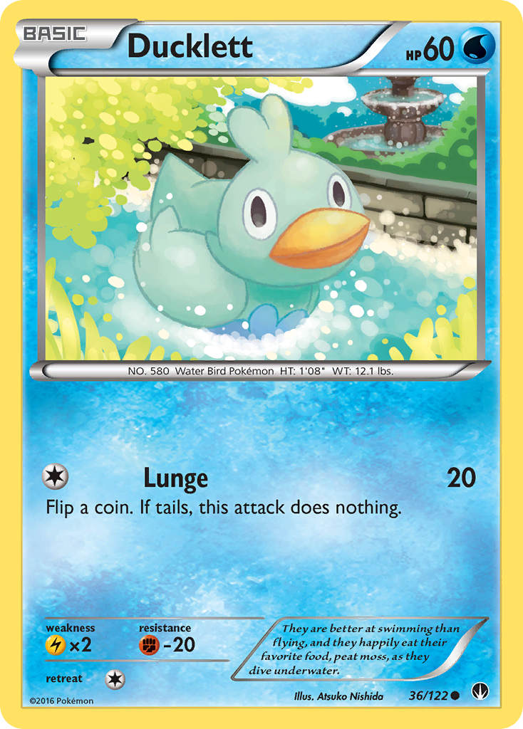 Ducklett (36/122) [XY: BREAKpoint] | Mindsight Gaming