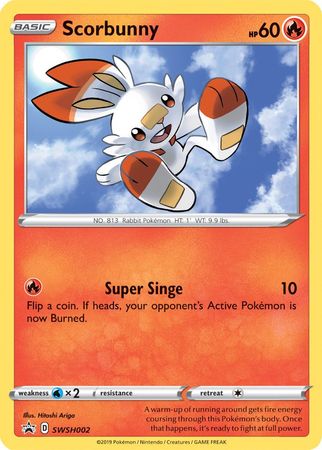 Scorbunny (SWSH002) [Sword & Shield: Black Star Promos] | Mindsight Gaming