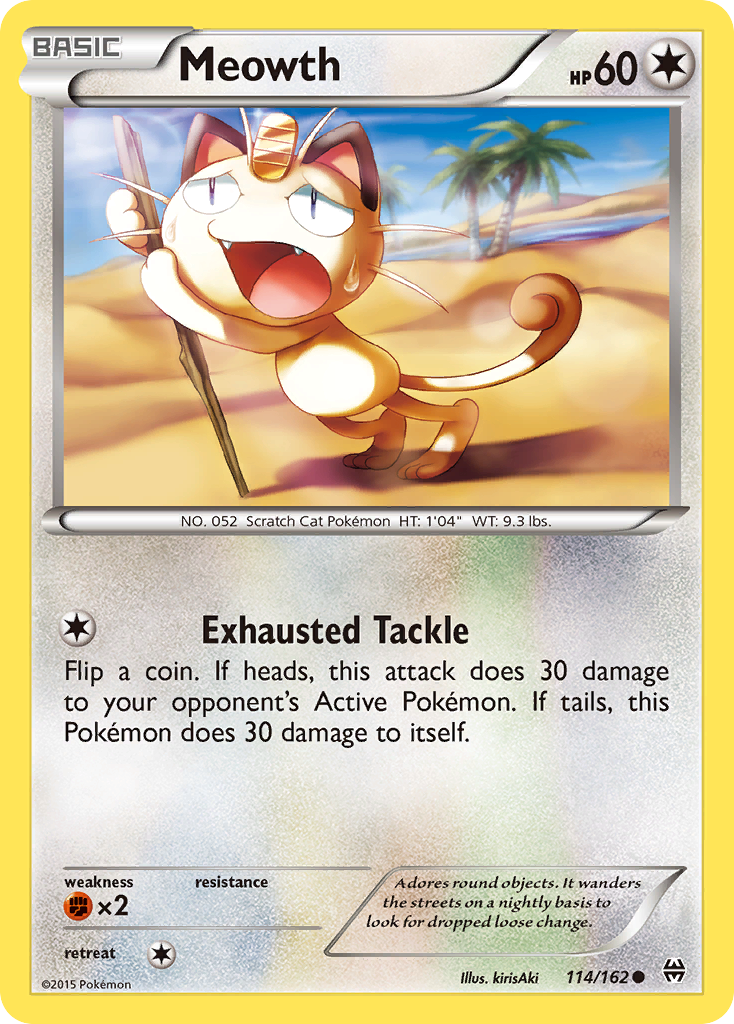 Meowth (114/162) [XY: BREAKthrough] | Mindsight Gaming