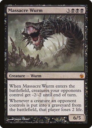 Massacre Wurm [Mirrodin Besieged] | Mindsight Gaming