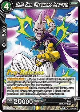 Majin Buu, Wickedness Incarnate (BT10-126) [Rise of the Unison Warrior Prerelease Promos] | Mindsight Gaming