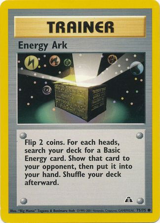 Energy Ark (75/75) [Neo Discovery Unlimited] | Mindsight Gaming