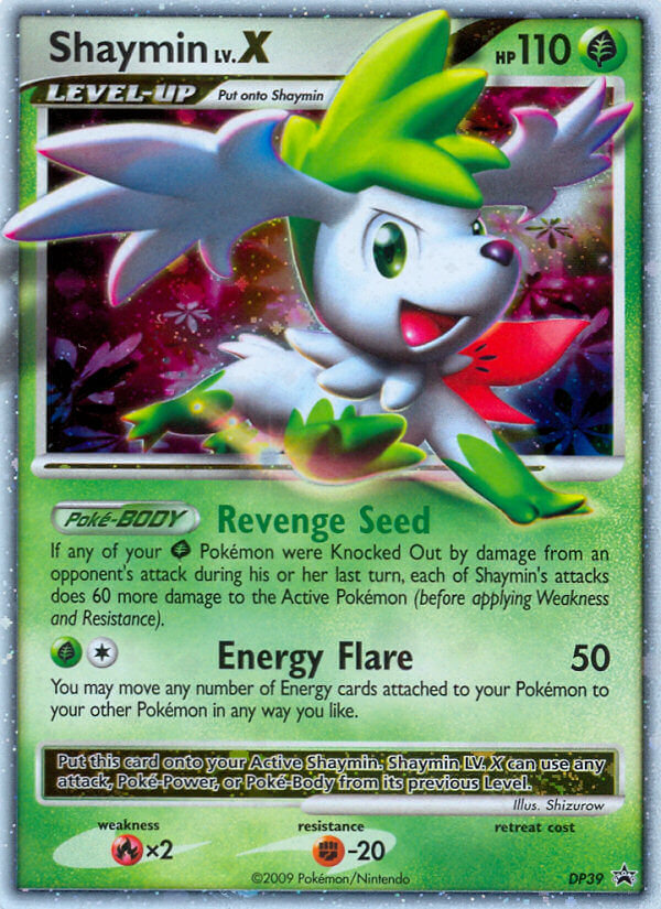 Shaymin LV.X (DP39) [Diamond & Pearl: Black Star Promos] | Mindsight Gaming