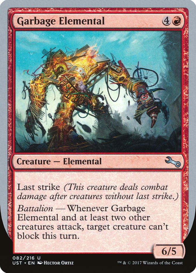 Garbage Elemental (6/5 Creature) [Unstable] | Mindsight Gaming