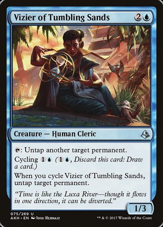 Vizier of Tumbling Sands [Amonkhet] | Mindsight Gaming