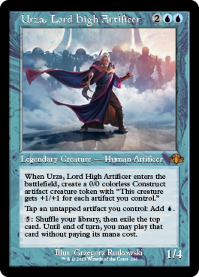 Urza, Lord High Artificer (Retro) [Dominaria Remastered] | Mindsight Gaming