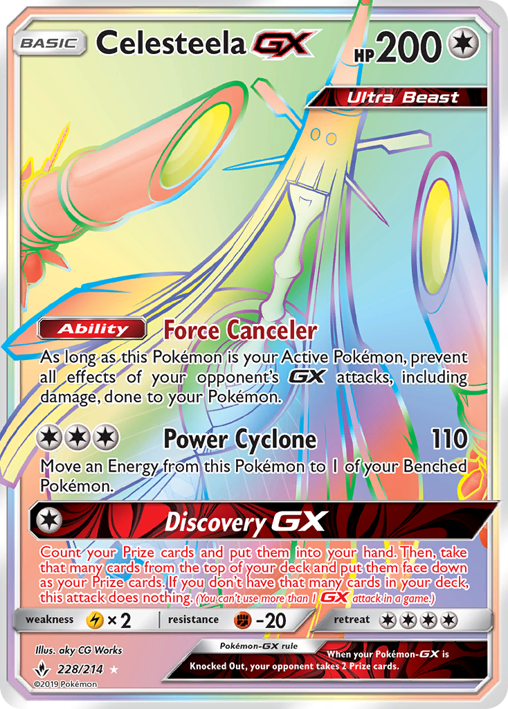 Celesteela GX (228/214) [Sun & Moon: Unbroken Bonds] | Mindsight Gaming