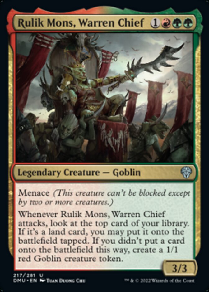 Rulik Mons, Warren Chief [Dominaria United] | Mindsight Gaming