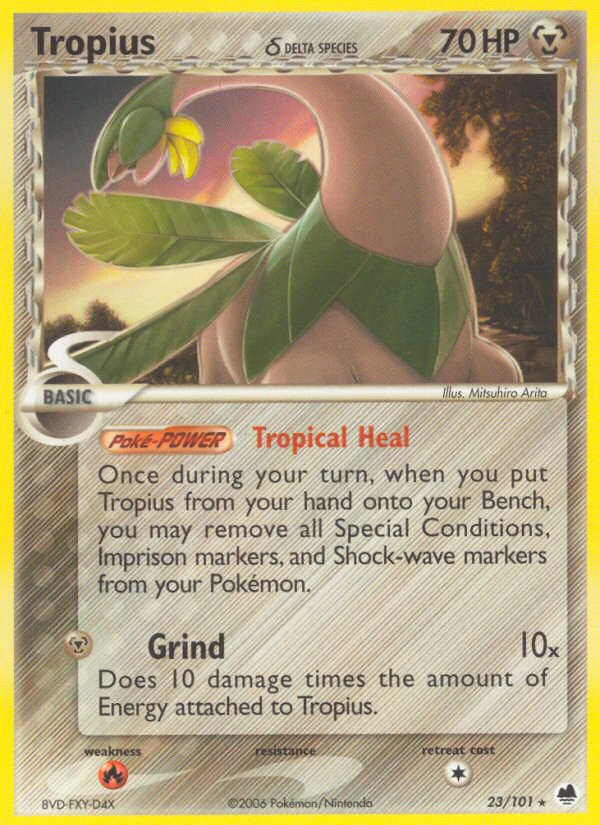 Tropius (23/101) (Delta Species) [EX: Dragon Frontiers] | Mindsight Gaming